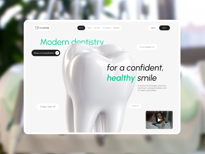 Puresmile project screenshot